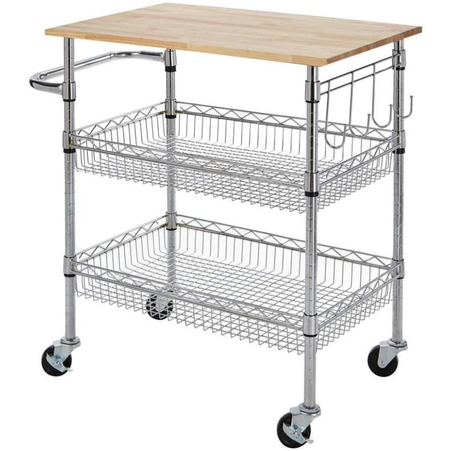 StyleWell Gatefield Kitchen Cart for $70 StyleWell Gatefield Kitchen Cart for $70