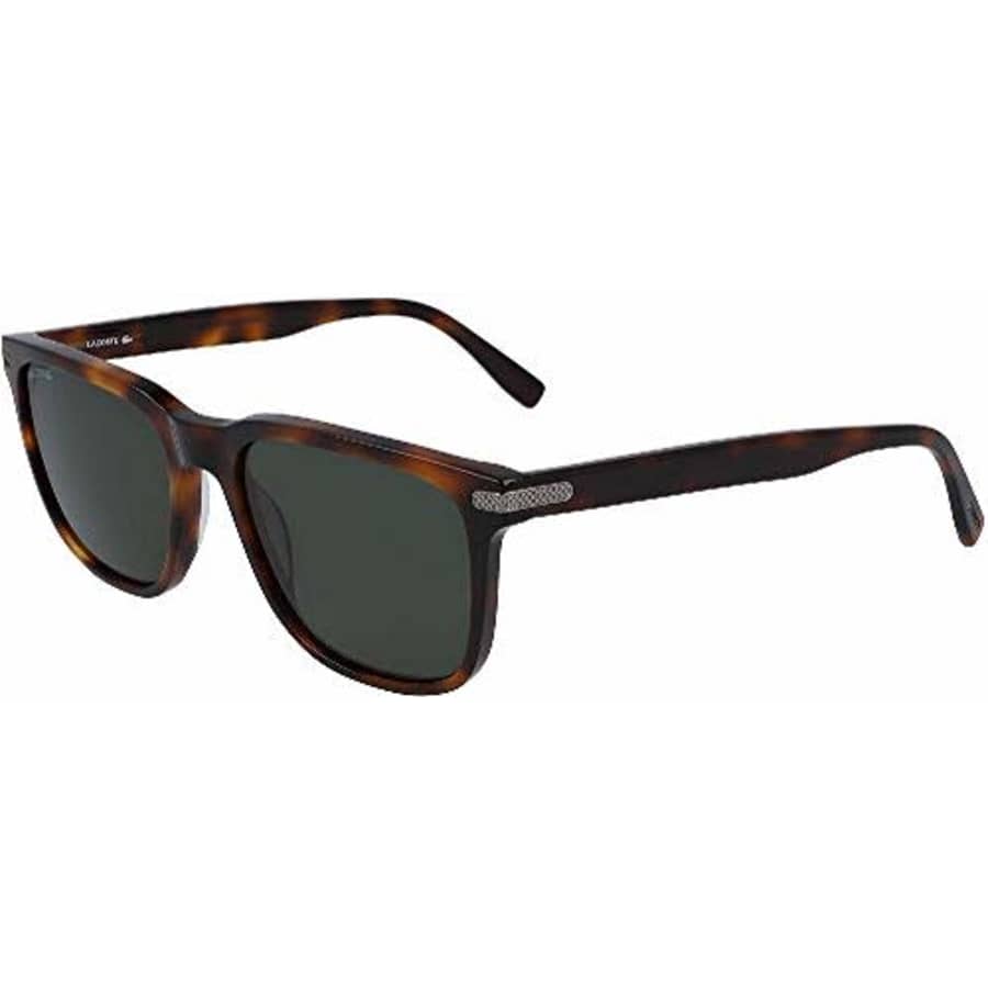 Lacoste Men's L898S Sunglasses, Blonde Havana/Havana Green Solid, 56 mm for $118 Lacoste Men's L898S Sunglasses, Blonde Havana/Havana Green Solid, 56 mm for $118