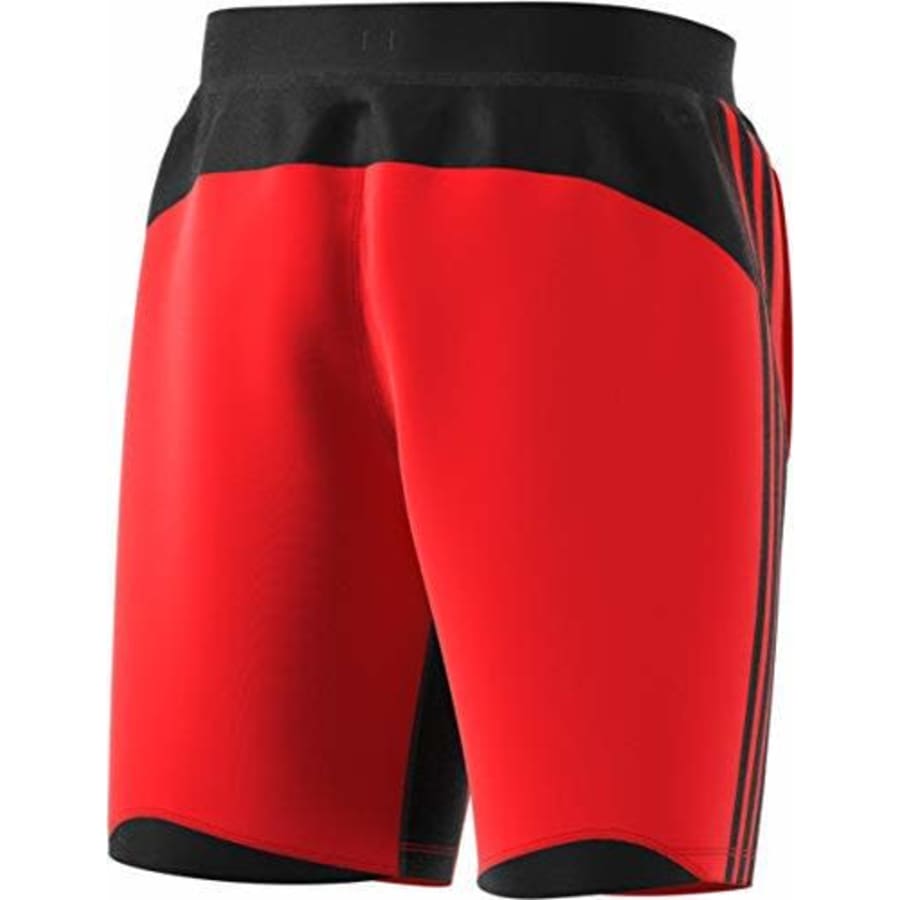 adidas Men's 4Krft 9" Sport 3-Stripes Shorts, Active Red/Black, X-Small for $30