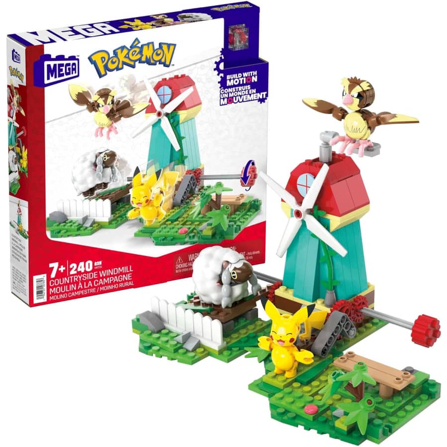 Mega Pokémon Countryside Windmill for $13