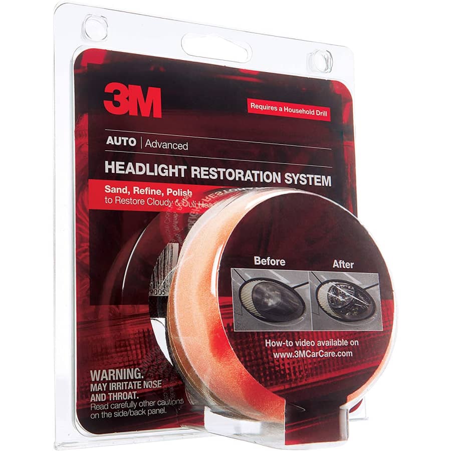 3M Headlight Lens Restoration System: $13 3M Headlight Lens Restoration System: $13
