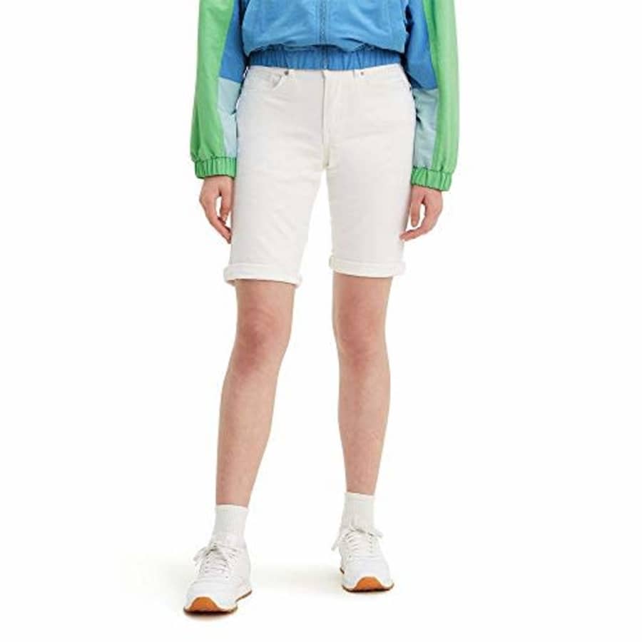 Levi's Women's Bermuda Shorts, Simply White, 27 (US 4) for $9 Levi's Women's Bermuda Shorts, Simply White, 27 (US 4) for $9