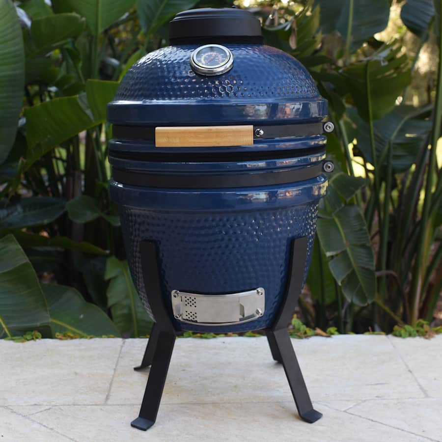 LifeSMART 15" Kamado Ceramic Grill Value Bundle for $146 LifeSMART 15" Kamado Ceramic Grill Value Bundle for $146