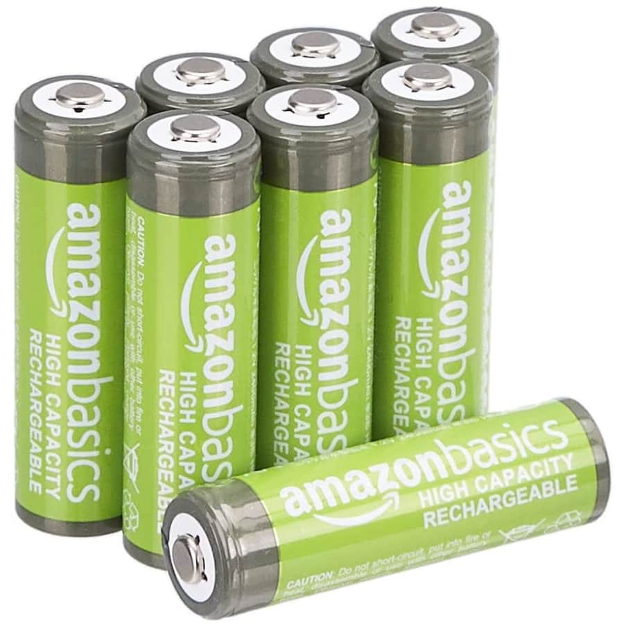 AmazonBasics AA Rechargeable Batteries 8-Pack: $6.99 AmazonBasics AA Rechargeable Batteries 8-Pack: $6.99