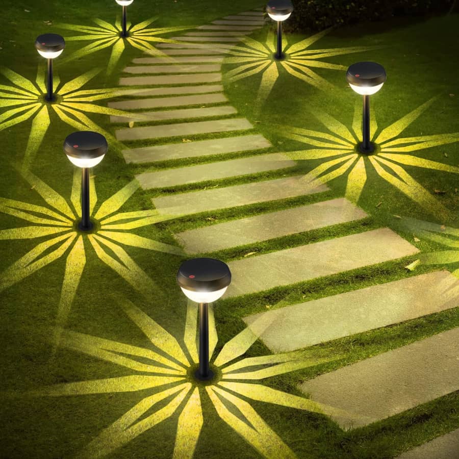 Linkind Solar Pathway Light 8-Pack for $30
