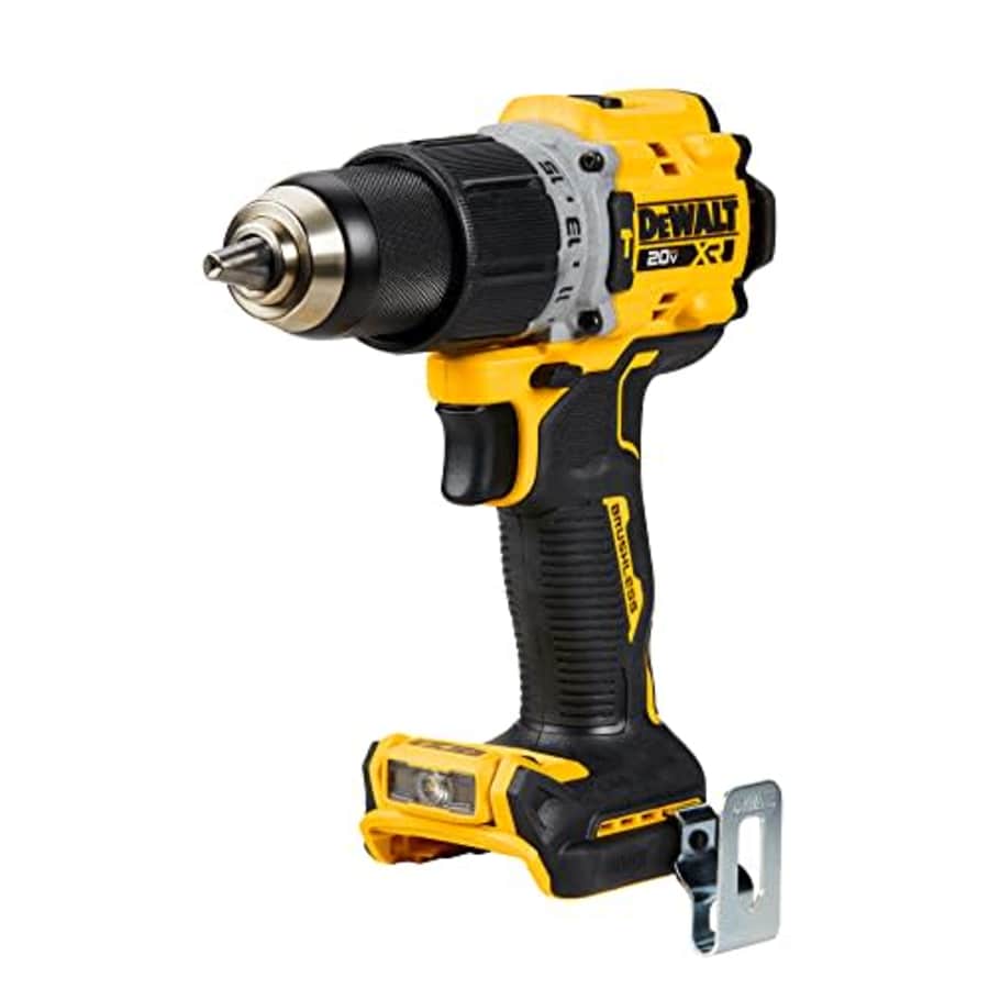 DEWALT 20V MAX* XR COMPACT HAMMER DRILL (BARE TOOL) (DCD805B), Yellow for $123
