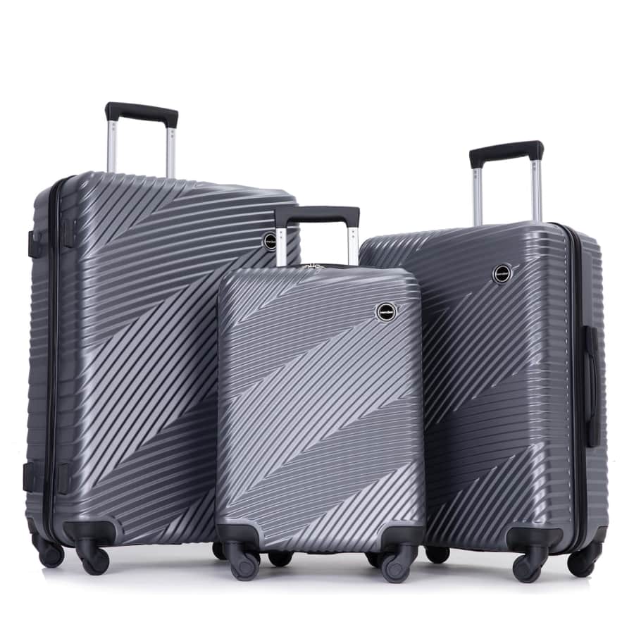 Tripcomp 3-Piece Hardside Luggage Set for $88 Tripcomp 3-Piece Hardside Luggage Set for $88