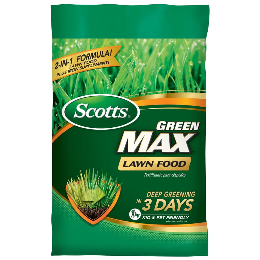 Scotts Green Max Lawn Food 5,000 Sq. Ft. Bag for $33 Scotts Green Max Lawn Food 5,000 Sq. Ft. Bag for $33