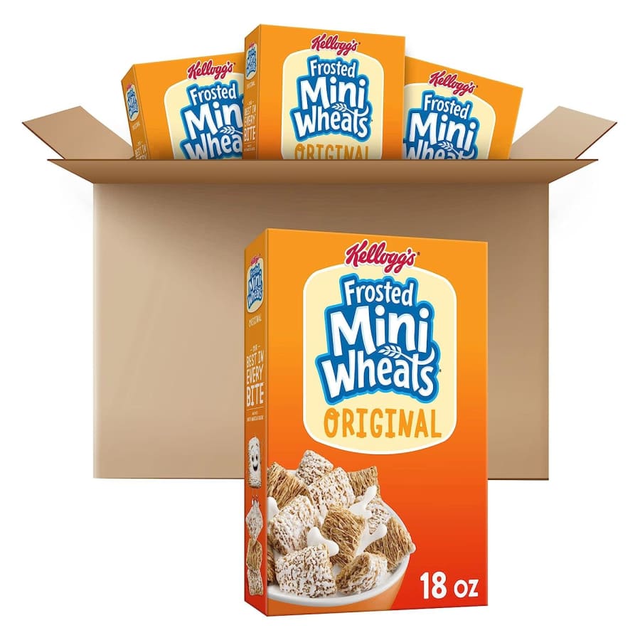 Kellogg's Frosted Mini-Wheats 18-oz. Box 4-Pack for $12 via Sub & Save Kellogg's Frosted Mini-Wheats 18-oz. Box 4-Pack for $12 via Sub & Save