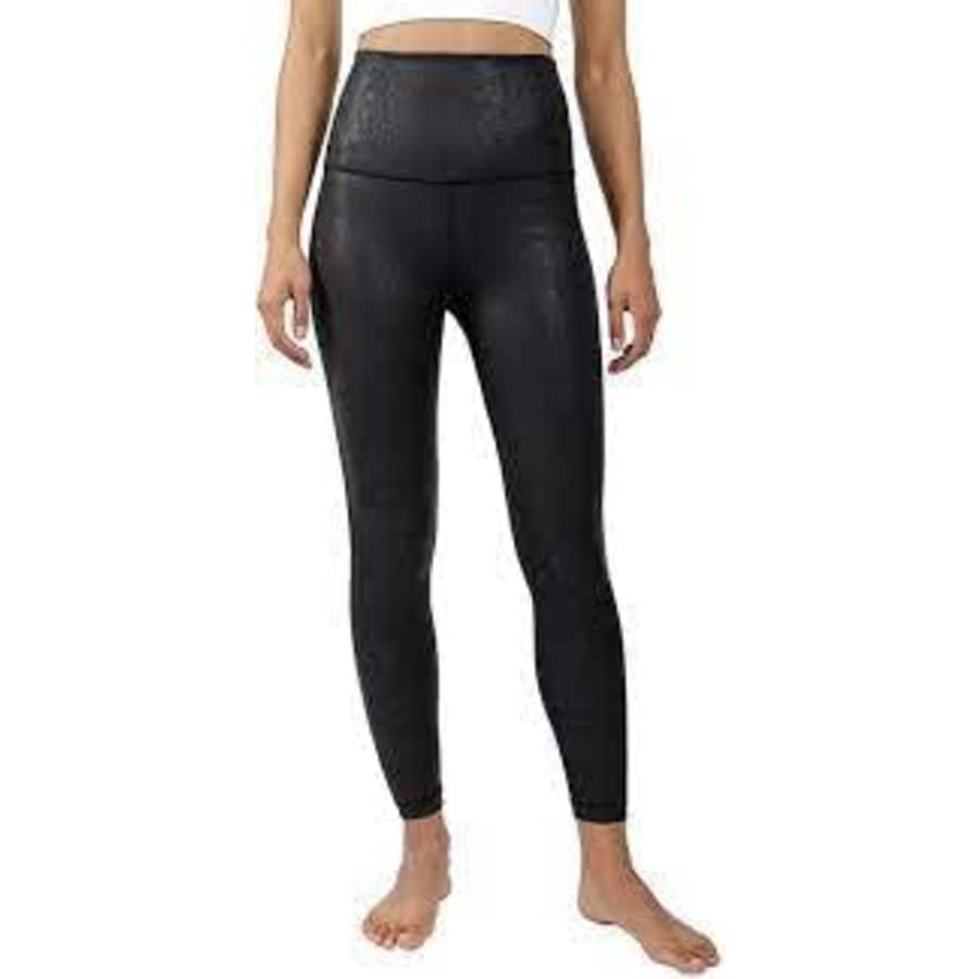 90 Degree By Reflex Performance Activewear - Printed Yoga Leggings - Straight Grain Black - Small for $15 90 Degree By Reflex Performance Activewear - Printed Yoga Leggings - Straight Grain Black - Small for $15