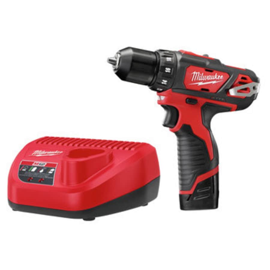 Milwaukee M12 3/8" Drill Driver Kit for $96