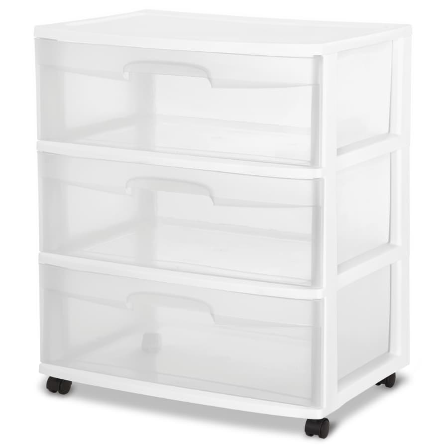 Sterilite Wide 3-Drawer Cart for $15