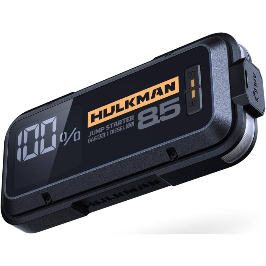 Hulkman 20,000mAh Car Battery Jump Starter for $120