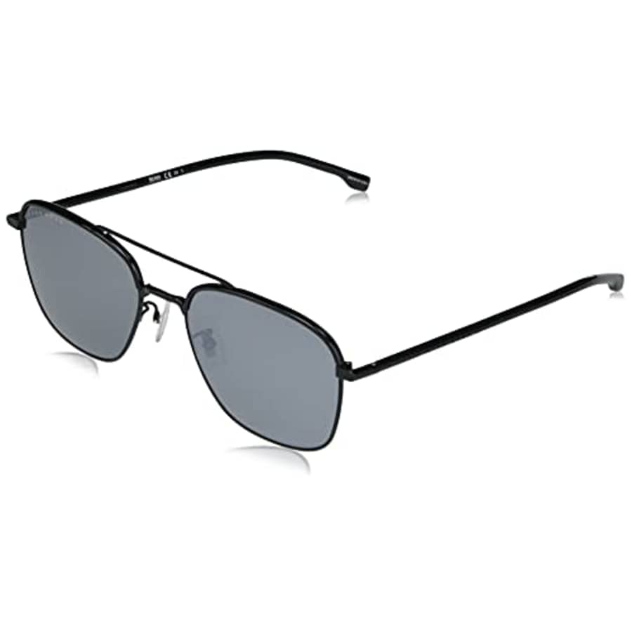 BOSS by Hugo Boss Men's BOSS 1106/F/S Pilot Sunglasses, Black, 58mm, 19mm for $69