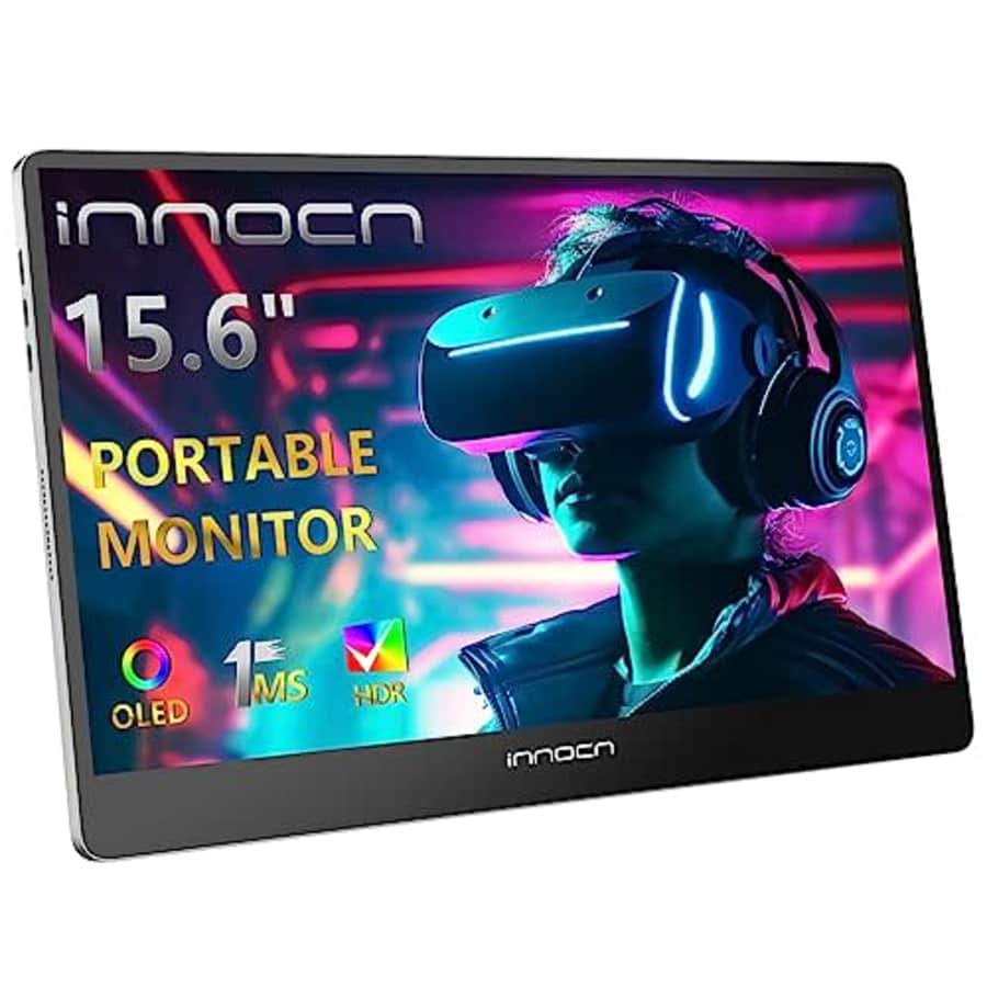 INNOCN Portable Monitor 15.6" OLED 1080P FHD USB-C Laptop Monitor HDMI Computer Display HDR Gaming for $300