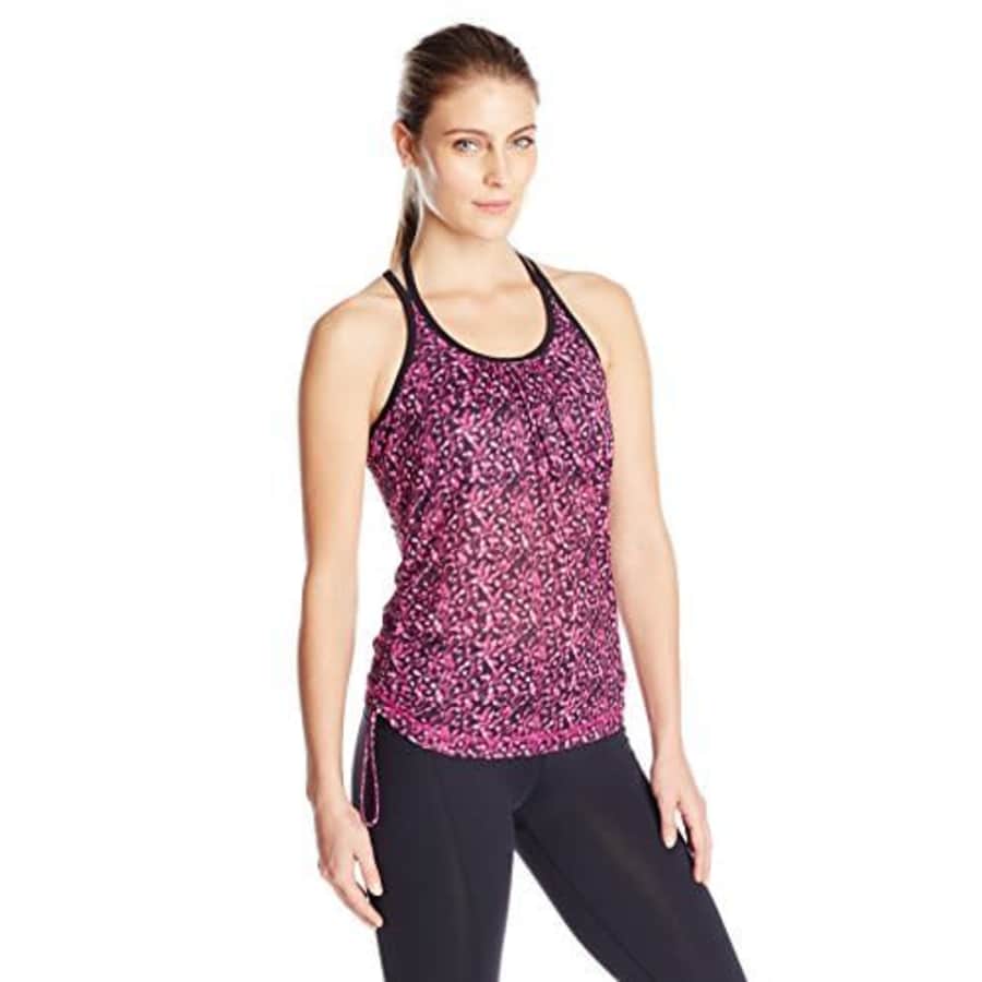 SHAPE activewear Women's Mesh Layer Tank Top, Festival Fuchsia Digital, Medium for $13 SHAPE activewear Women's Mesh Layer Tank Top, Festival Fuchsia Digital, Medium for $13