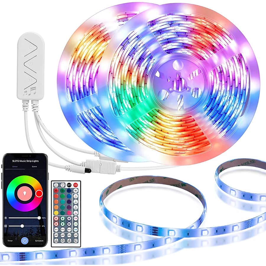 TaoTronics 16.4-Ft. Smart WiFi LED Strip Lights 2-Pack for $25