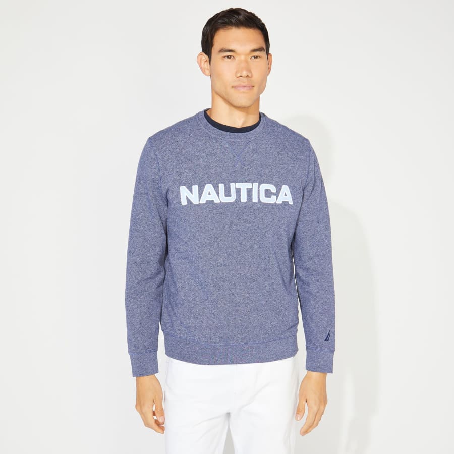 Nautica Men's Solid Crewneck Sweatshirt for $13 Nautica Men's Solid Crewneck Sweatshirt for $13