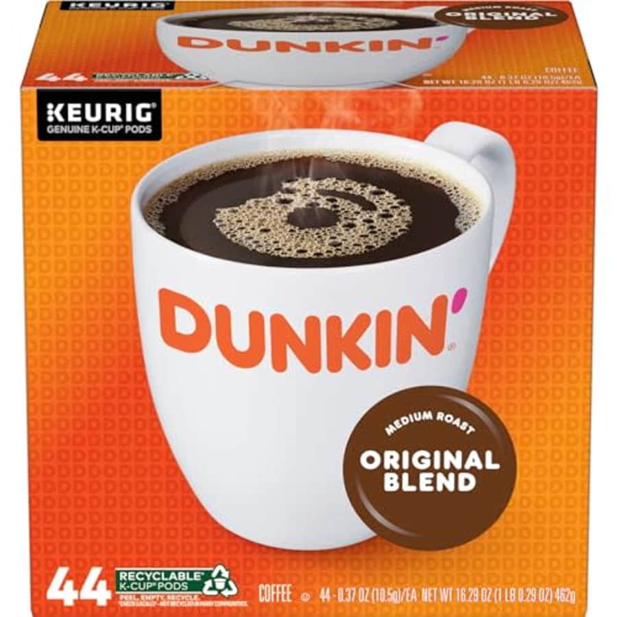 Dunkin Donuts Dunkin' Original Blend Medium Roast Coffee, 176 Keurig K-Cup Pods for $88