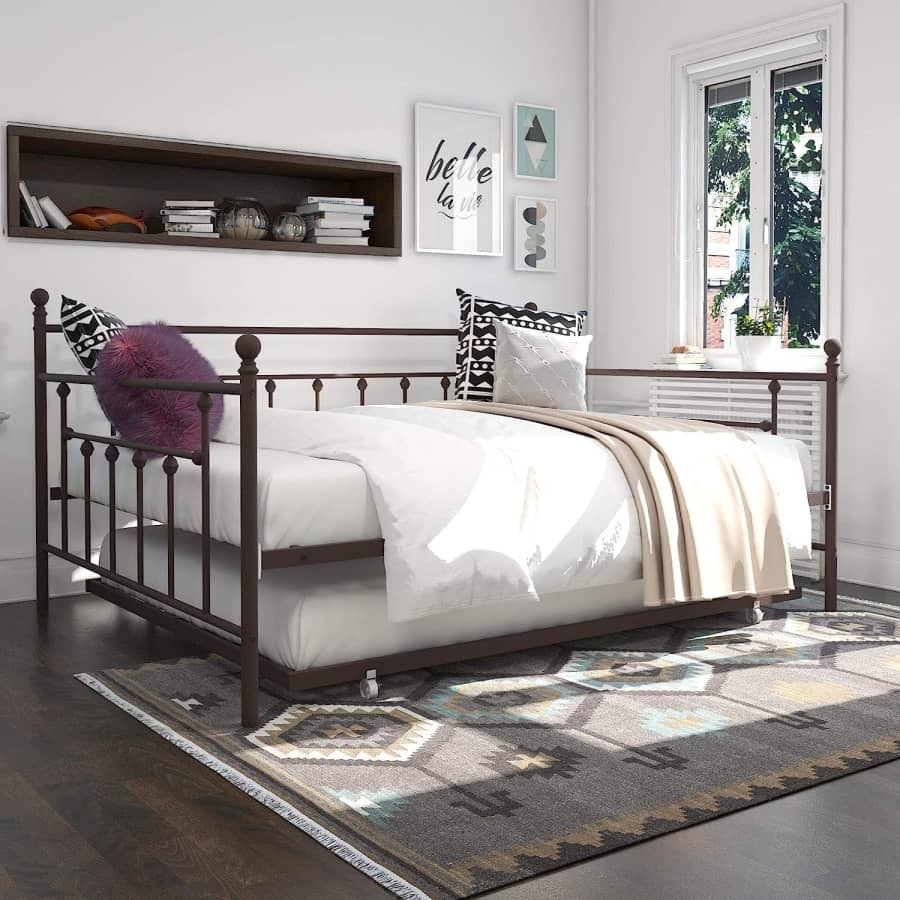 DHP Manila Queen Daybed w/ Full Trundle for $199