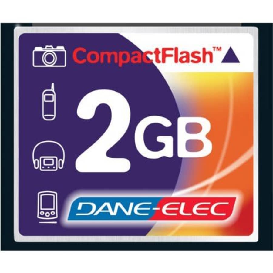 Dane Elec Canon EOS 20D Digital Camera Memory Card 2GB CompactFlash Memory Card for $17