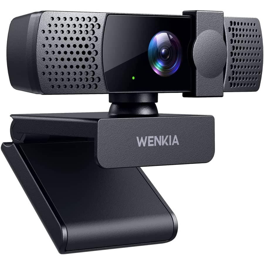 Wenkia 1080p Webcam w/ Dual Stereo Mics for $10