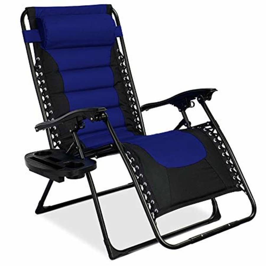 Best Choice Products Oversized Padded Zero Gravity Chair, Folding Outdoor Patio Recliner for for $85 Best Choice Products Oversized Padded Zero Gravity Chair, Folding Outdoor Patio Recliner for for $85