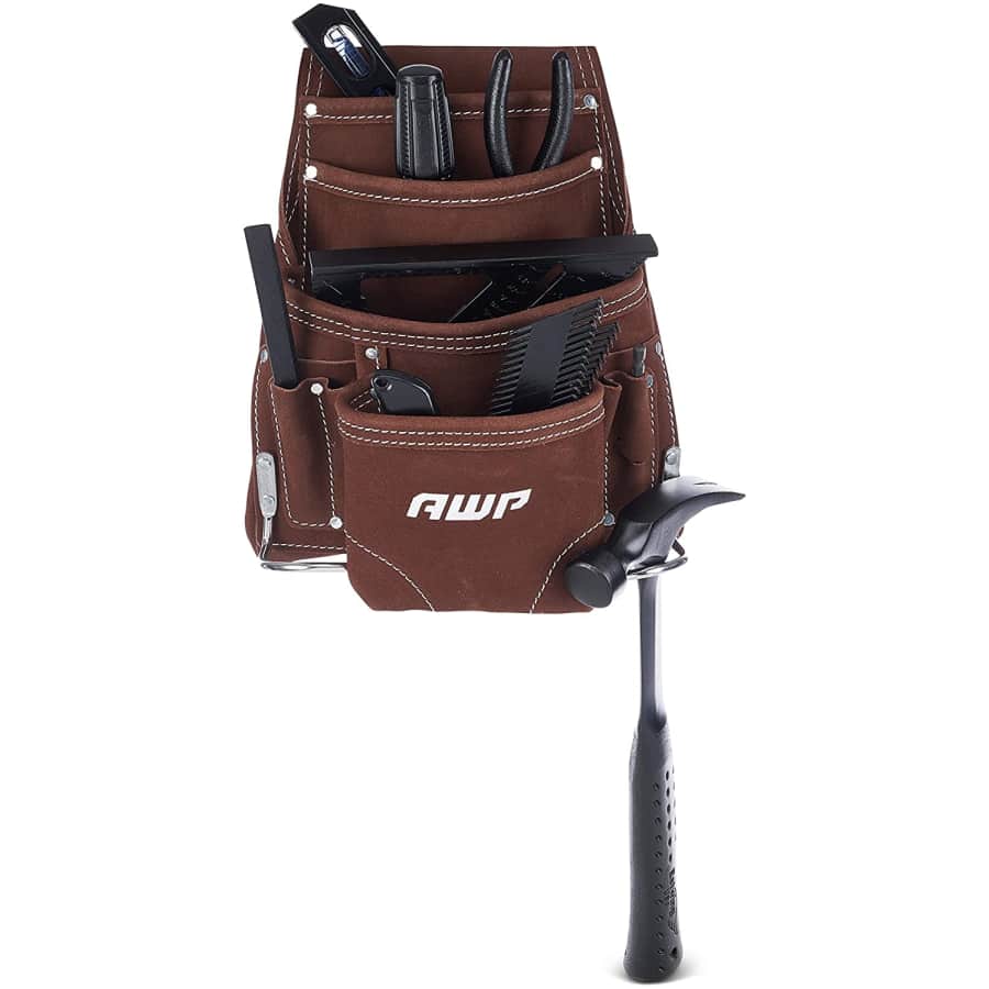 AWP 10-Pocket Suede Tool Pouch for $40