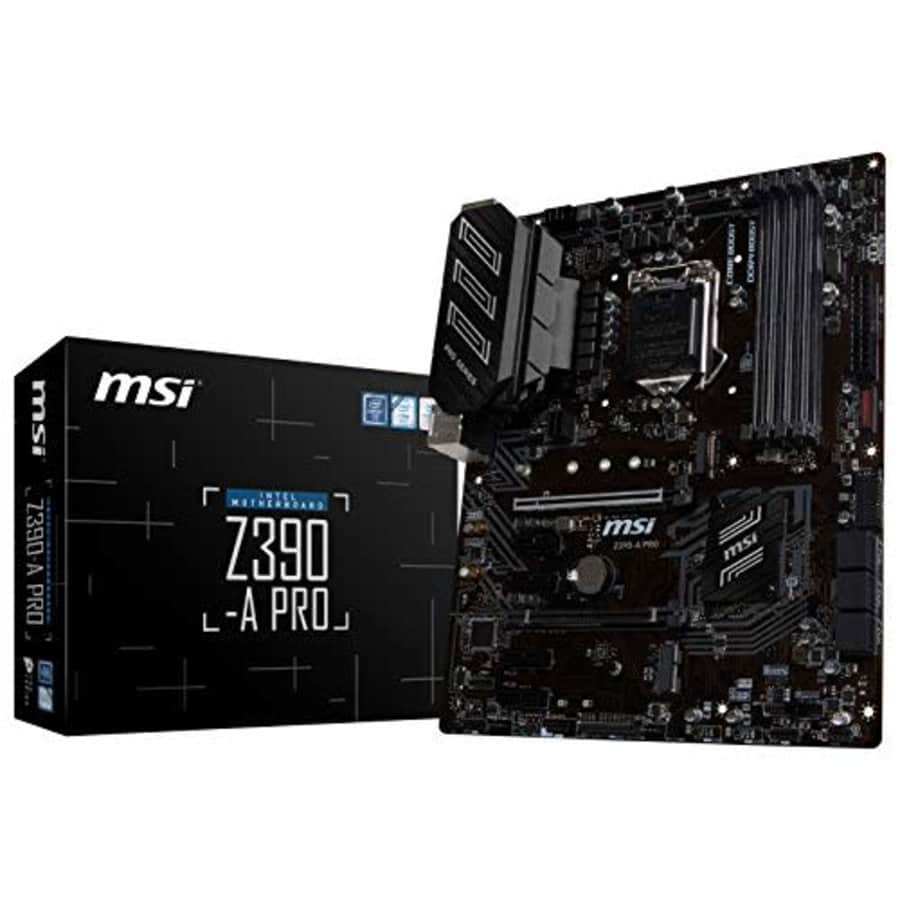 MSI Z390-A PRO LGA1151 (Intel 8th and 9th Gen) M.2 USB 3.1 Gen 2 DDR4 HDMI DP CFX Dual Gigabit LAN for $140 MSI Z390-A PRO LGA1151 (Intel 8th and 9th Gen) M.2 USB 3.1 Gen 2 DDR4 HDMI DP CFX Dual Gigabit LAN for $140