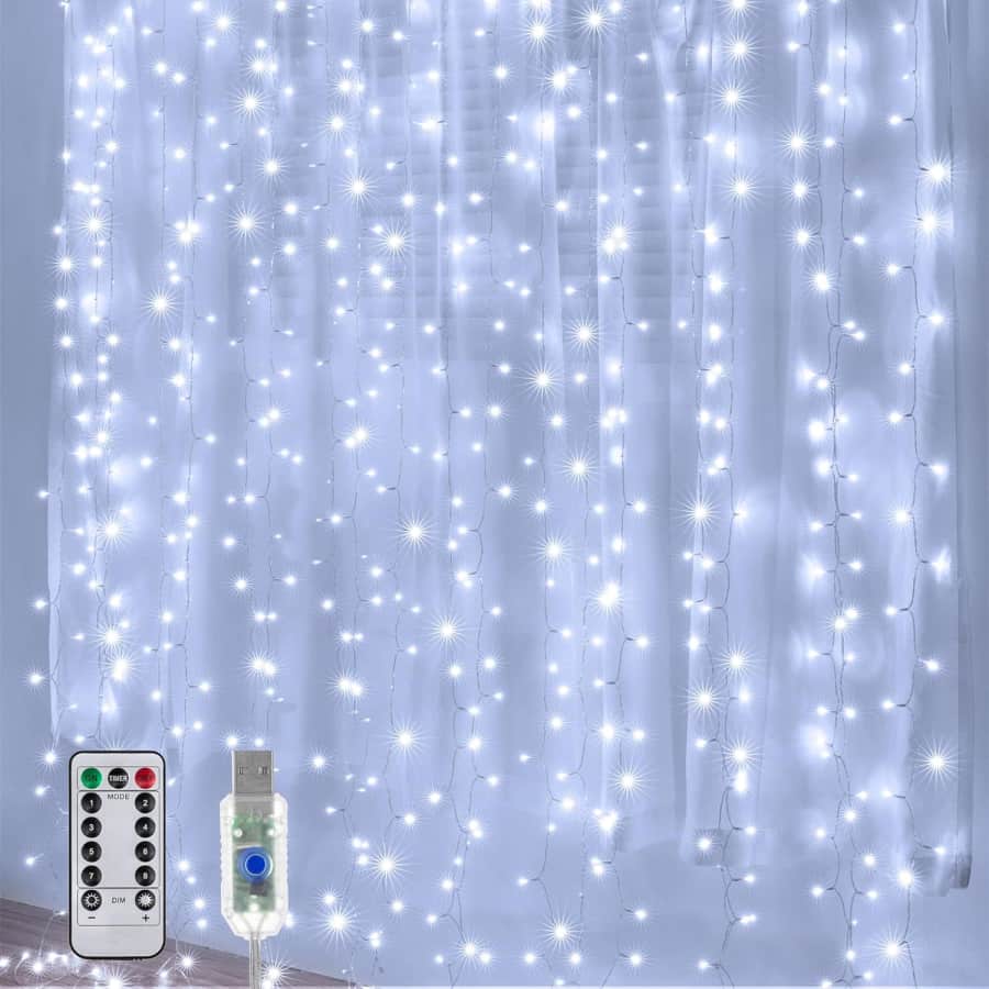 Ollny Window Curtain String Lights for $15 Ollny Window Curtain String Lights for $15