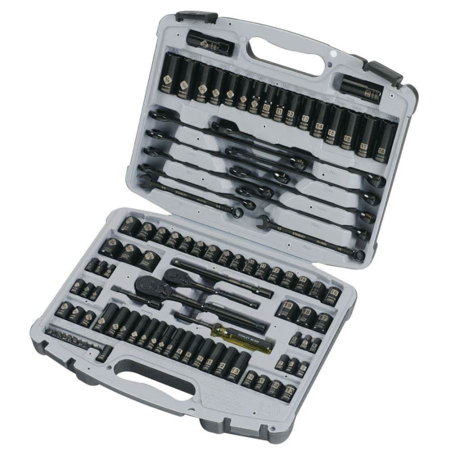 Stanley Tools Stanley 99-Piece Black Chrome Socket Set for $84