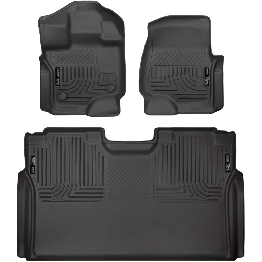 Husky Liners Fits SuperCrew Weatherbeater Front & 2nd Seat Floor Mats for $96 Husky Liners Fits SuperCrew Weatherbeater Front & 2nd Seat Floor Mats for $96