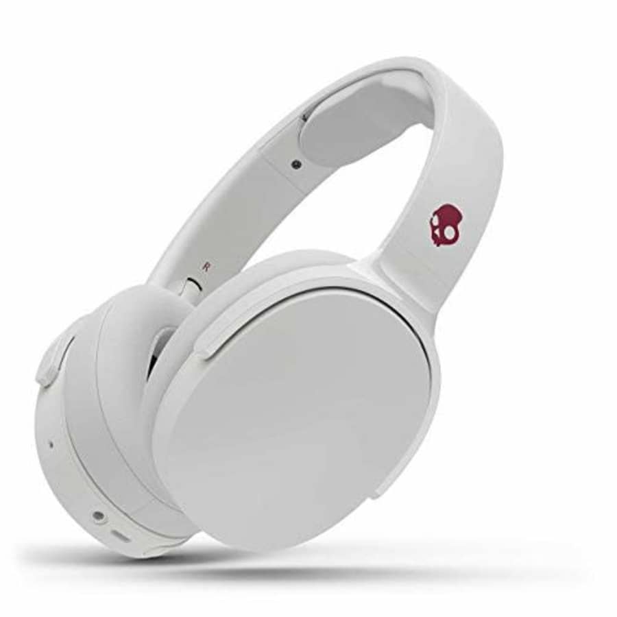 Skullcandy Hesh 3 Wireless Over-Ear Headphone - White/Crimson (Renewed) for $40