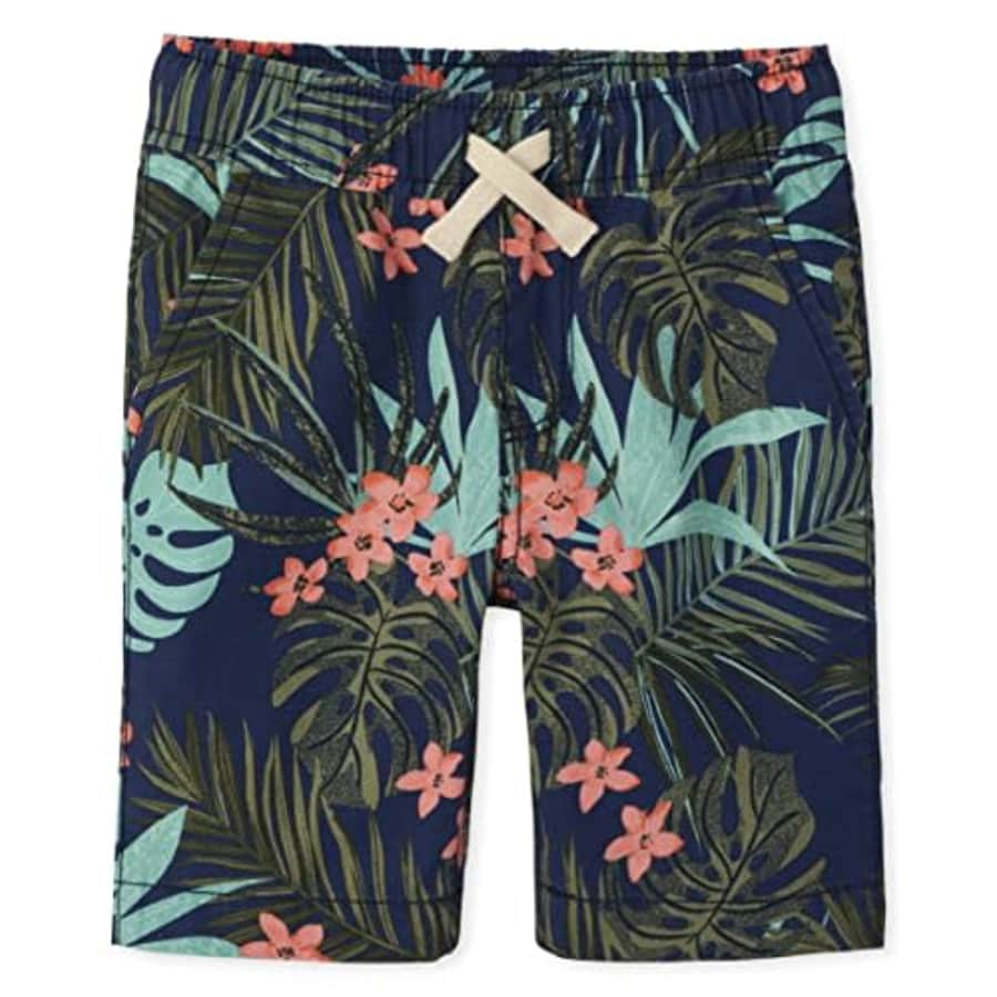 The Children's Place boys The Children's Place Printed Cotton Pull on Jogger Casual Shorts, for $13 The Children's Place boys The Children's Place Printed Cotton Pull on Jogger Casual Shorts, for $13