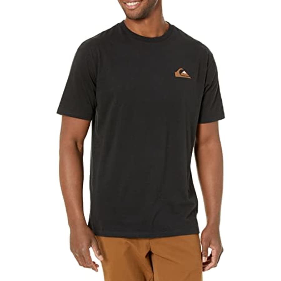 Quiksilver Waterman Men's Locked in Qmt0 Tee Shirt, Black, Large for $20