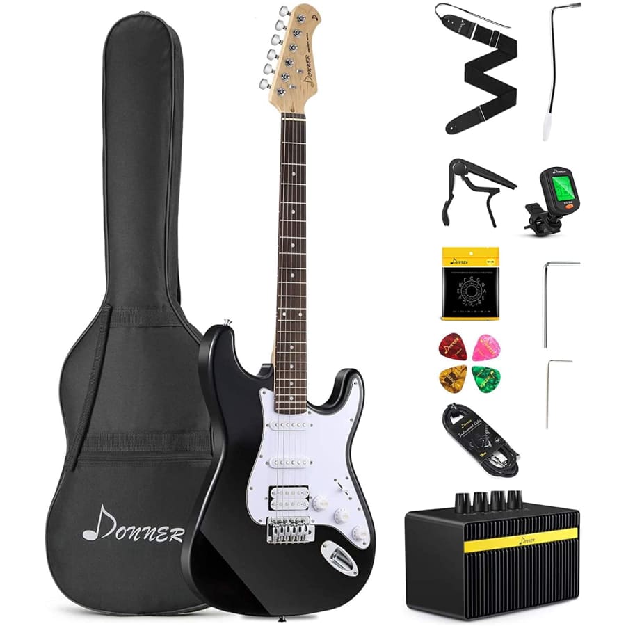 Donner 39" Beginner Electric Guitar Kit for $180