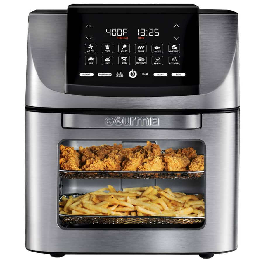 Gourmia 14-Quart All-in-One Air Fryer with 28 Presets for $50