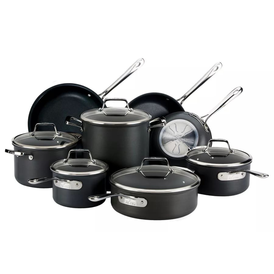 All-Clad B1 13-Piece Aluminum Nonstick Cookware Set for $300 All-Clad B1 13-Piece Aluminum Nonstick Cookware Set for $300