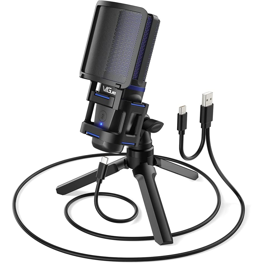 Vegue USB Computer Condenser Microphone for $12