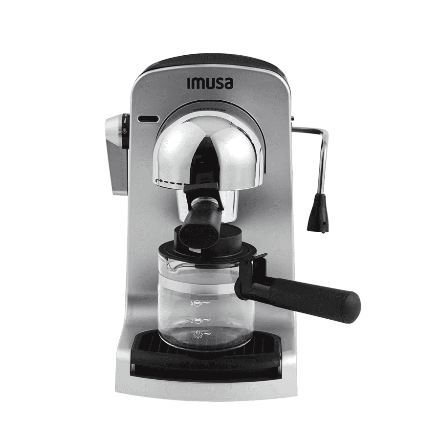 Imusa 4-Cup Espresso and Cappuccino Machine w/ Milk Frother for $50