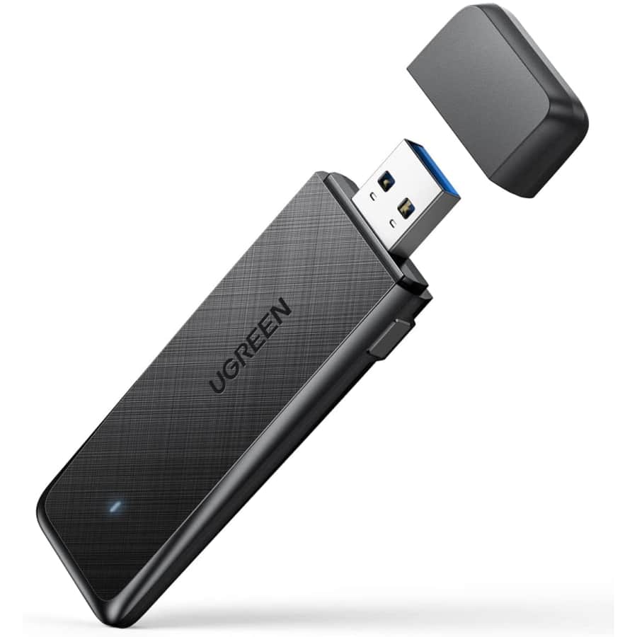 UGREEN AC1300 Dual Band USB WiFi Adapter for $18