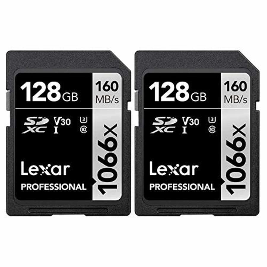 Lexar LSD1066128G-BNNNU 128GB Professional 1066x SDXC UHS-I Card Silver Series Memory Card 2 Pack for $50 Lexar LSD1066128G-BNNNU 128GB Professional 1066x SDXC UHS-I Card Silver Series Memory Card 2 Pack for $50