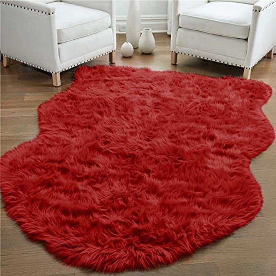 Gorilla Grip Thick Fluffy Faux Fur Washable Rug, 5x7, Shag Carpet Rugs for Nursery Room, Bedroom, for $62 Gorilla Grip Thick Fluffy Faux Fur Washable Rug, 5x7, Shag Carpet Rugs for Nursery Room, Bedroom, for $62