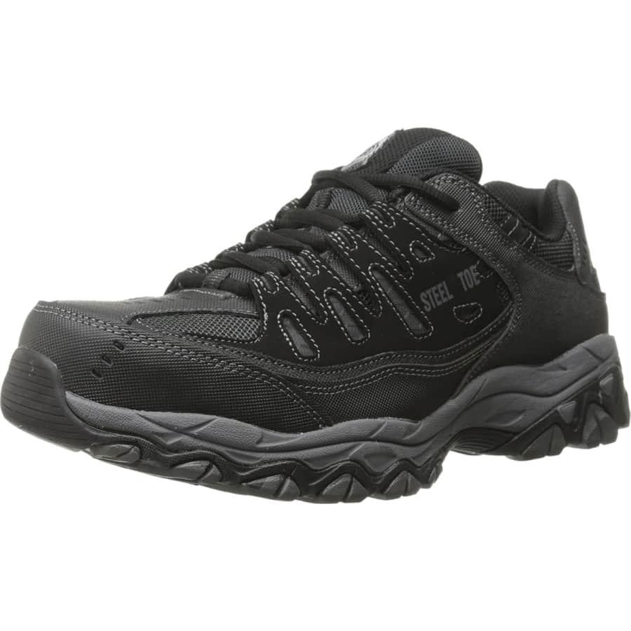Skechers Men's Cankton Steel Toe Construction Shoes for $50