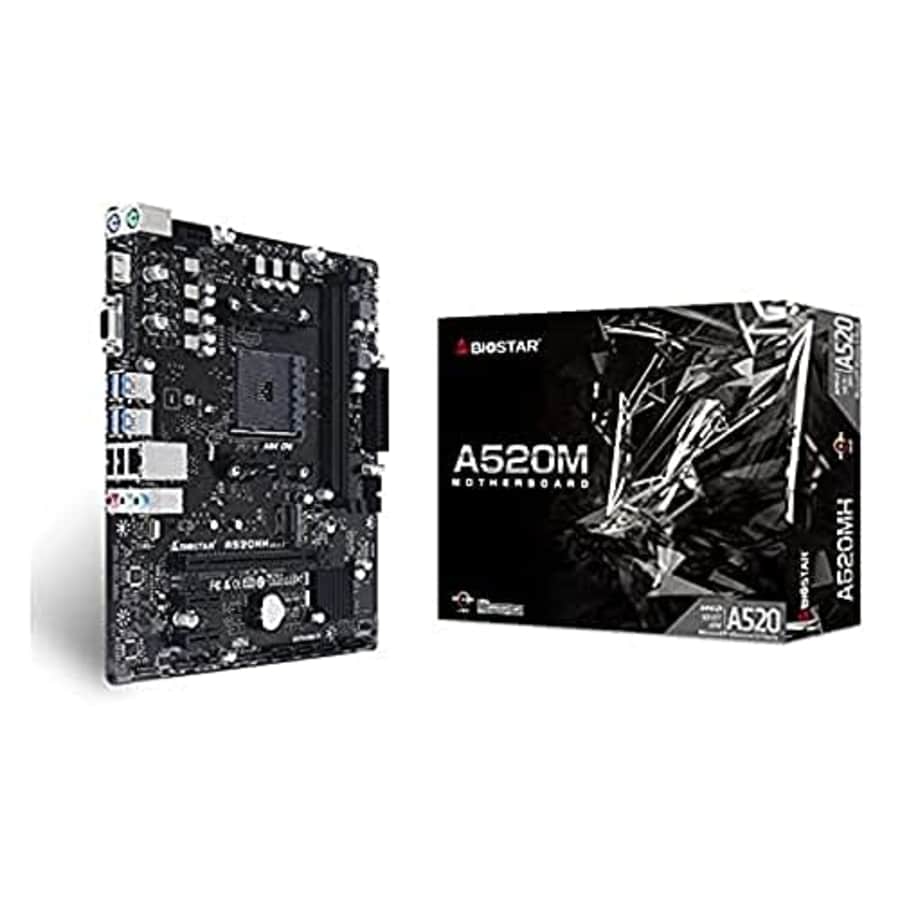 Biostar A520MH (AM4) Micro ATX Motherboard for $74