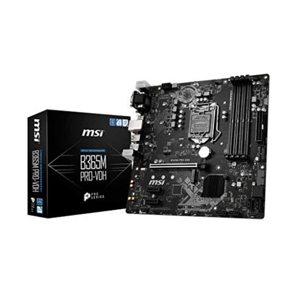 MSI ProSeries Intel B365 LGA 1151 Support 9th/8th Gen Intel Processors Gigabit LAN DDR4 for $80 MSI ProSeries Intel B365 LGA 1151 Support 9th/8th Gen Intel Processors Gigabit LAN DDR4 for $80