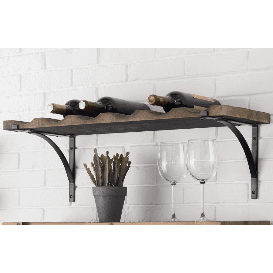 StyleWell 6-Bottle Wall-Mounted Wine Rack for $47