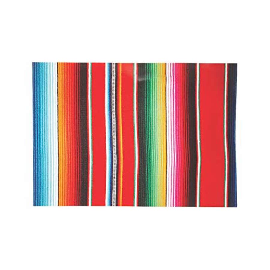 Fun Express Serape Fiesta Placemats (Set of 50) Cinco de Mayo Party Supplies for $17