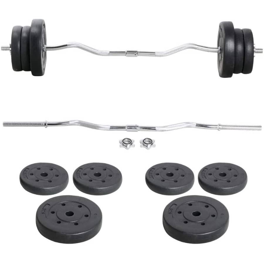 Yaheetech Barbell Weight Set for $70