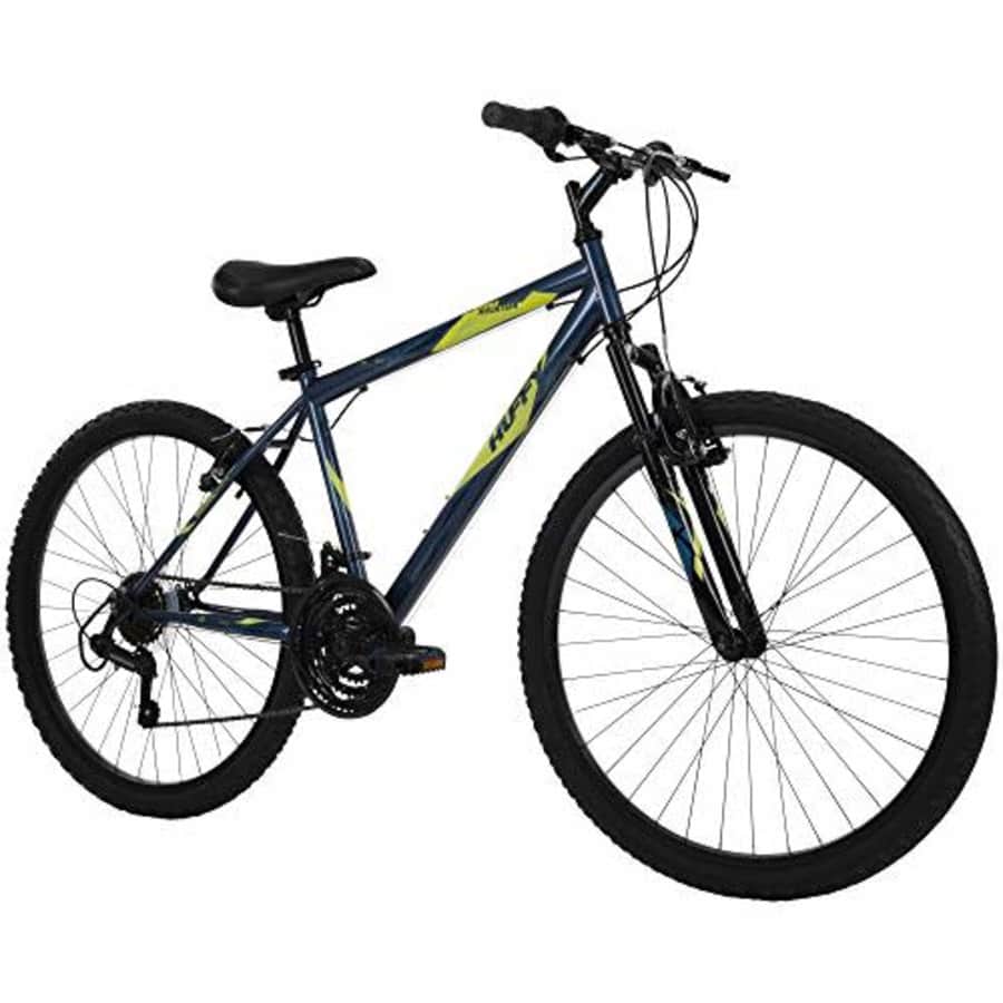 Huffy Hardtail Mountain Bike, Stone Mountain 24 inch 21-Speed, Lightweight, Dark Blue for $230